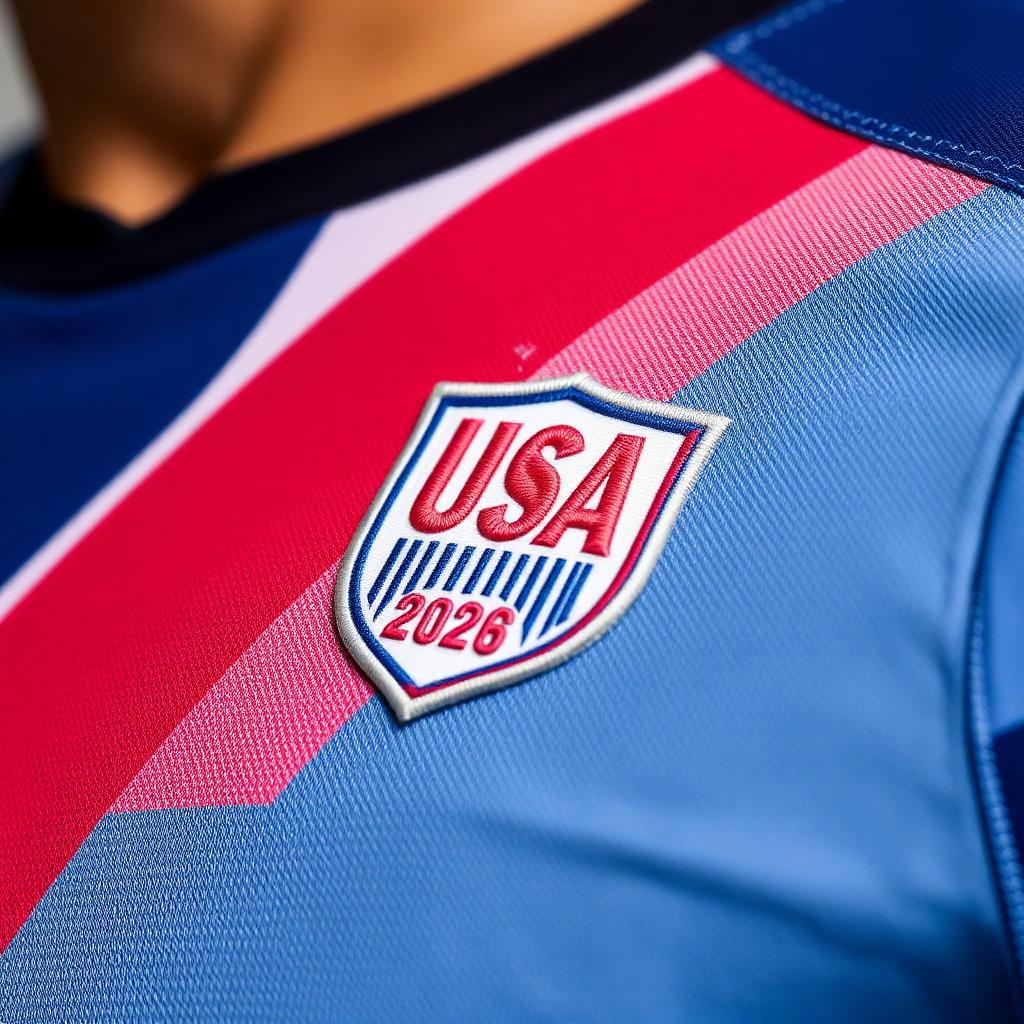 USA 2026 Home Jersey crest detail