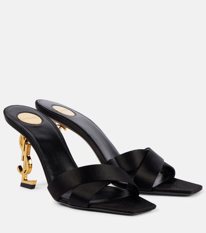 Opyum Satin Mule Sandals