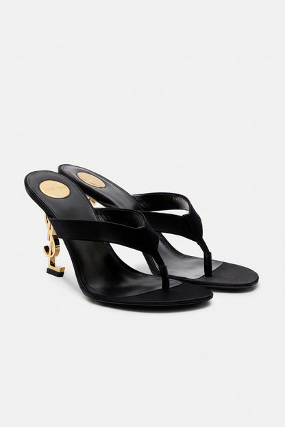 Opyum Satin Mule Sandals