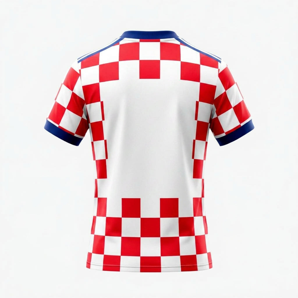 Croatia 2026 Home Jersey back view