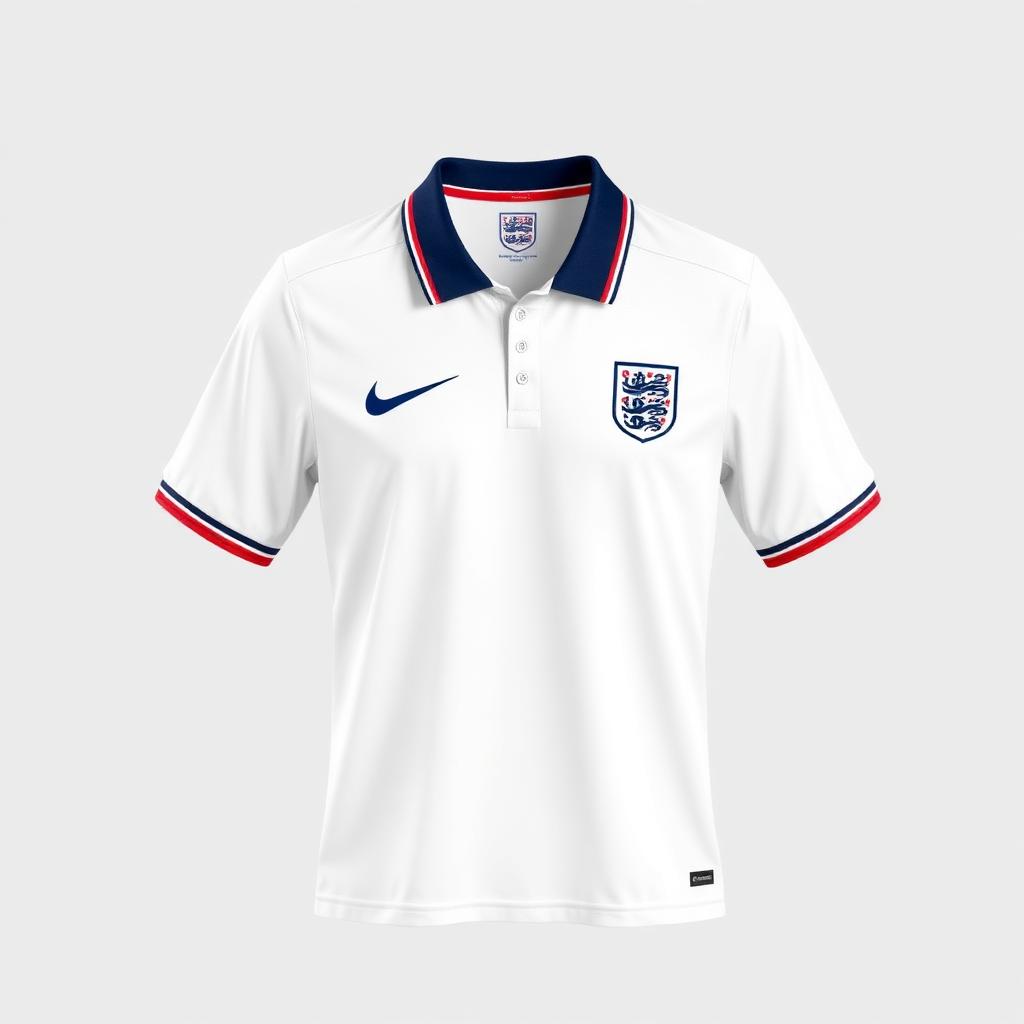 England 2026 Home Jersey front view
