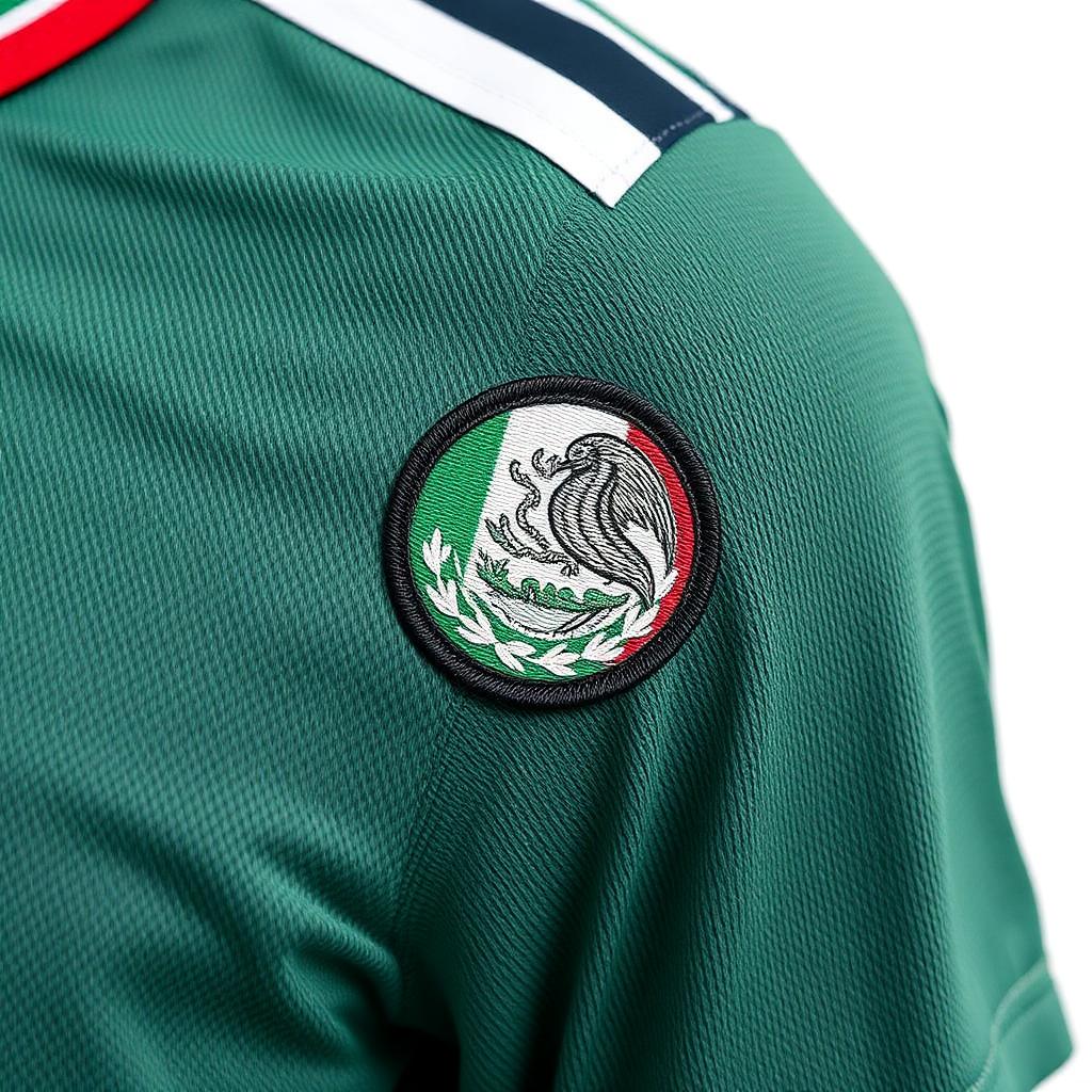 Mexico 2026 Home Jersey crest detail