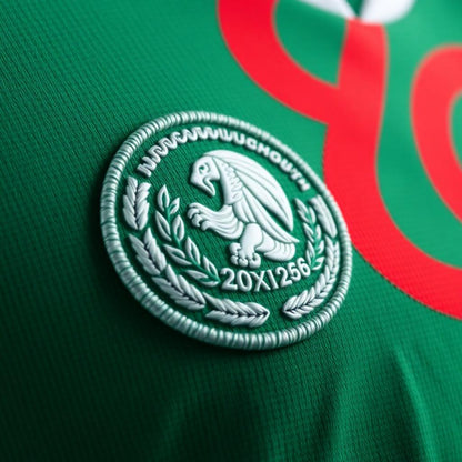 Mexico 2026 Third Jersey crest detail