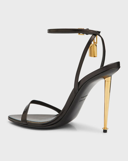 Padlock Stiletto Sandals
